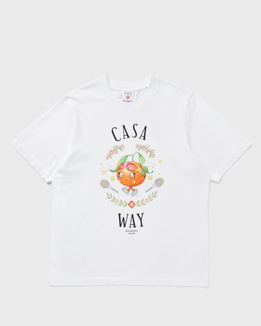 Тениска Casablanca Casa Way Orange Mascot Graphic T-Shirt Бяло | M-AW25-JTS-001-02, 0