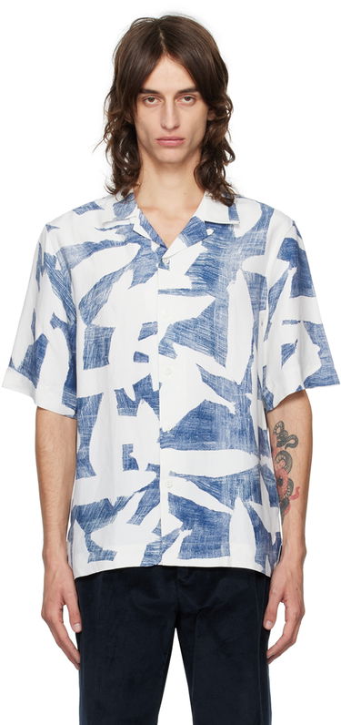 Риза Paul Smith Paul Smith Abstract Print Shirt Бяло | M1R-905U-N02392-40, 0