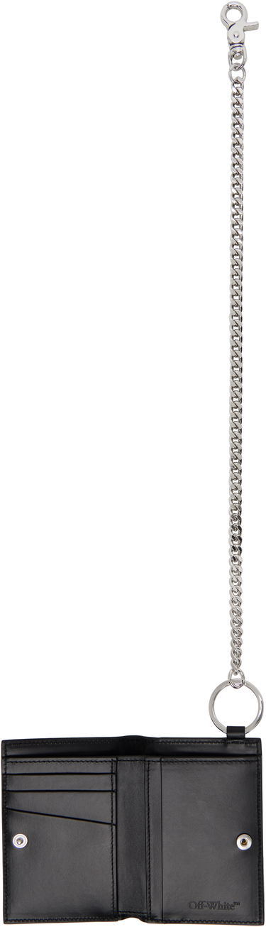Портфейл Off-White Heritage Chain Wallet Черно | OMNC09AF25LEA0011001, 2