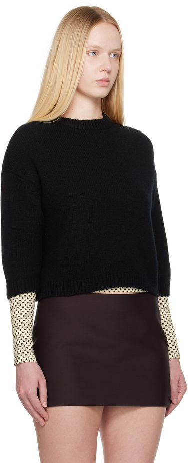 Пуловер Khaite KHAITE Sabina Knit Sweater Черно | 8274645, 1