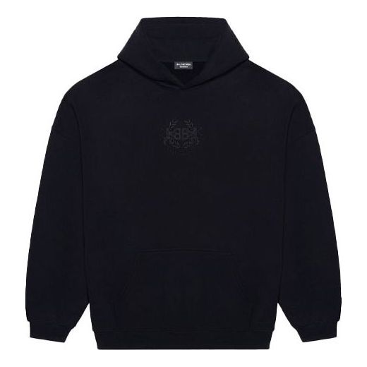 Суитчър Balenciaga Crest Hoodie Черно | 620973TKV721069, 0