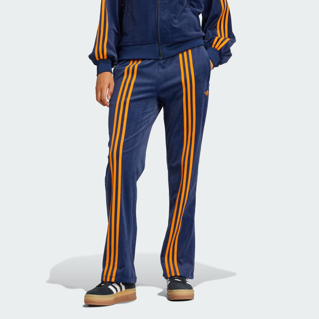 Спортни панталони adidas Performance Velour Track Pants Синьо | JN8290, 0