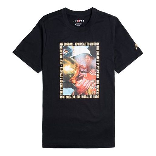 Тениска Jordan Air Jordan Remastered Photo T-Shirt Черно | AT8936-010, 0