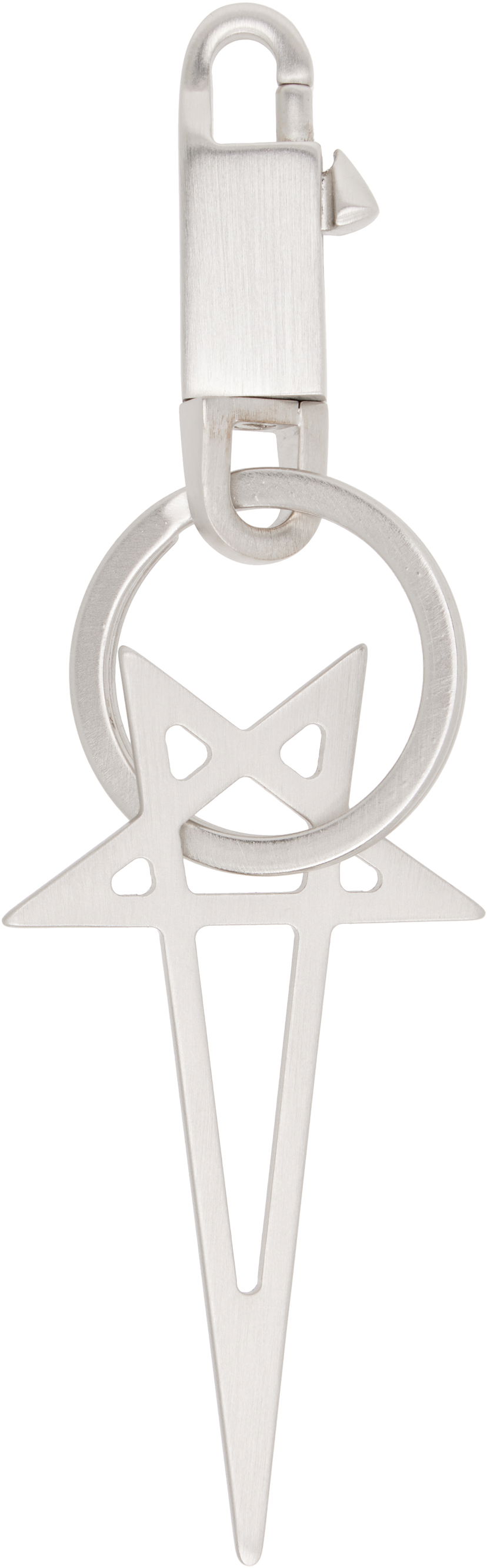 Ключодържатели Rick Owens Rick Owens Concordians Pentagram Keychain Металик | RA02E0791 MET