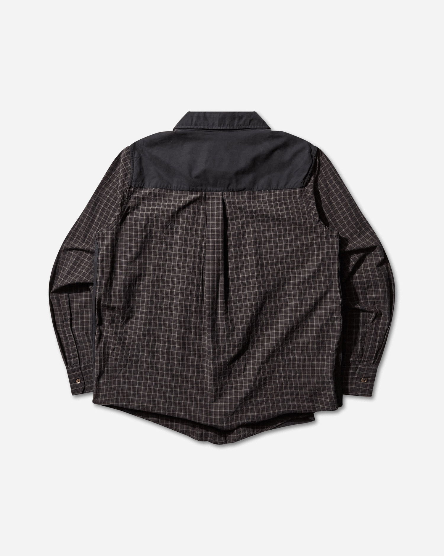 Риза OUR LEGACY Double Borrowed Shirt Faux Lumberjack Check Черно | M4252DB 001, 0
