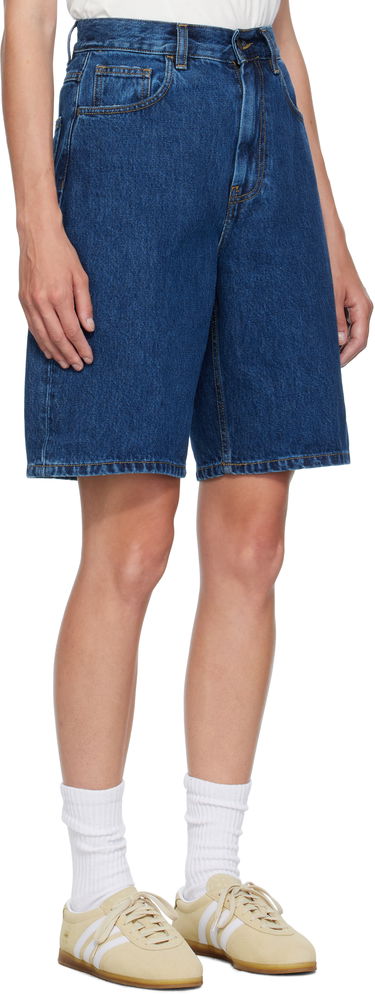 Къси панталони Carhartt WIP Brandon Denim Shorts Синьо | I031919-01.06, 3