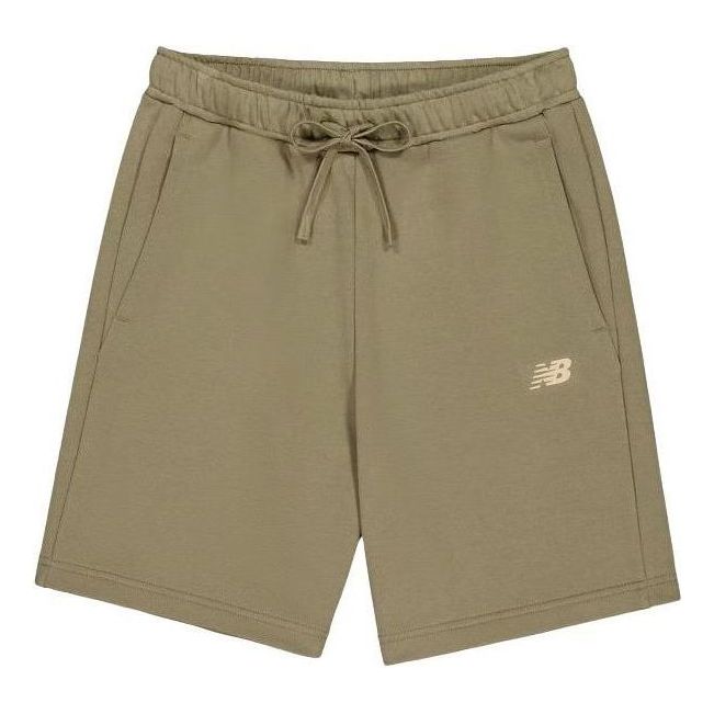 Къси панталони New Balance Cotton Logo Shorts Зелено | AMS41365-CGN, 0
