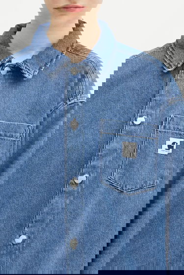 Яке Carhartt WIP Denim Alta Shirt Jac Transitional Синьо | I033344.106, 3