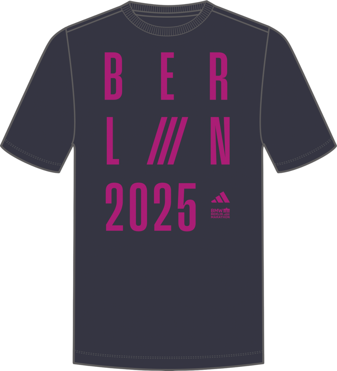 Тениска adidas Originals Adidas BMW Berlin Marathon 2025 T-Shirt Сиво | kb9887, 0