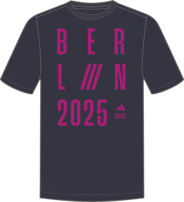 Тениска adidas Originals Adidas BMW Berlin Marathon 2025 T-Shirt Сиво | kb9887, 0