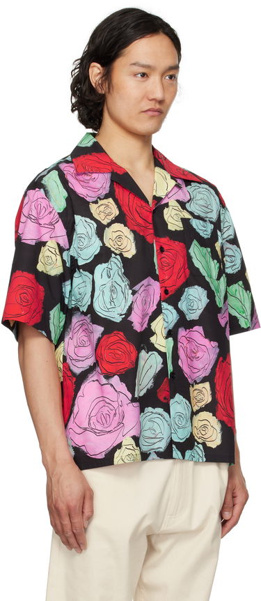 Риза Marni Marni Orion Print Bowling Shirt Черно | CUMU0213A5 UTC506, 1