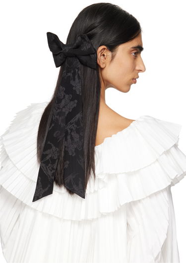 Колани Bode Bode Football Jacquard Bow Barrette Черно | MRF24AC040, 2