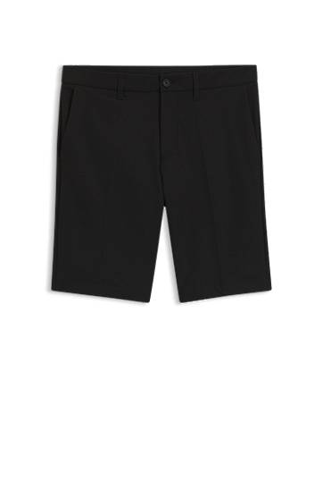 Къси панталони BOSS Slim-Fit Water-Repellent Stretch Shorts Черно | 50540337, 0