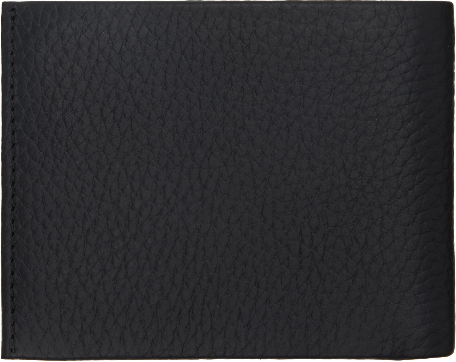 Портфейл BOSS Black Leather Logo Lettering Wallet Черно | 50529512, 1