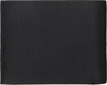 Портфейл BOSS Black Leather Logo Lettering Wallet Черно | 50529512, 1