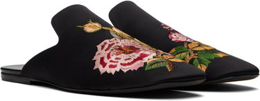 Кецове и обувки Dries Van Noten Dries Van Noten Embroidered Mule Loafers Черно | 252-021716-856, 3