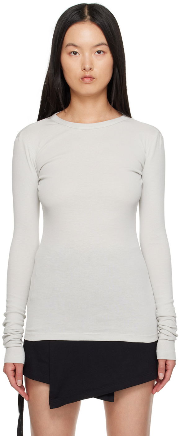 Тениска Ann Demeulemeester Long Sleeve T-Shirt Сиво | 2301-W-JTS02-FA045-045