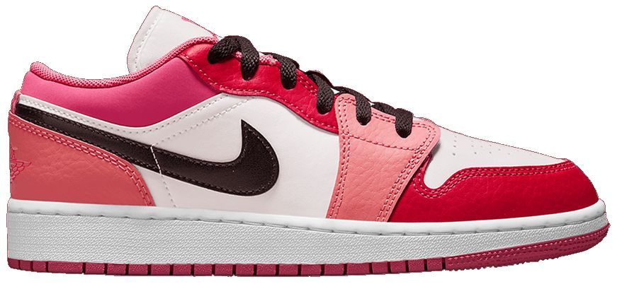 Кецове и обувки Jordan Air Jordan 1 Low "White Pinksicle" GS Розово | 553560-162, 0