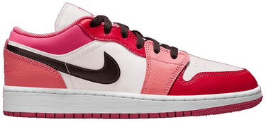 Кецове и обувки Jordan Air Jordan 1 Low "White Pinksicle" GS Розово | 553560-162, 0