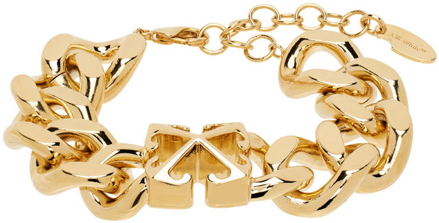 Gold Arrow Chain Bracelet