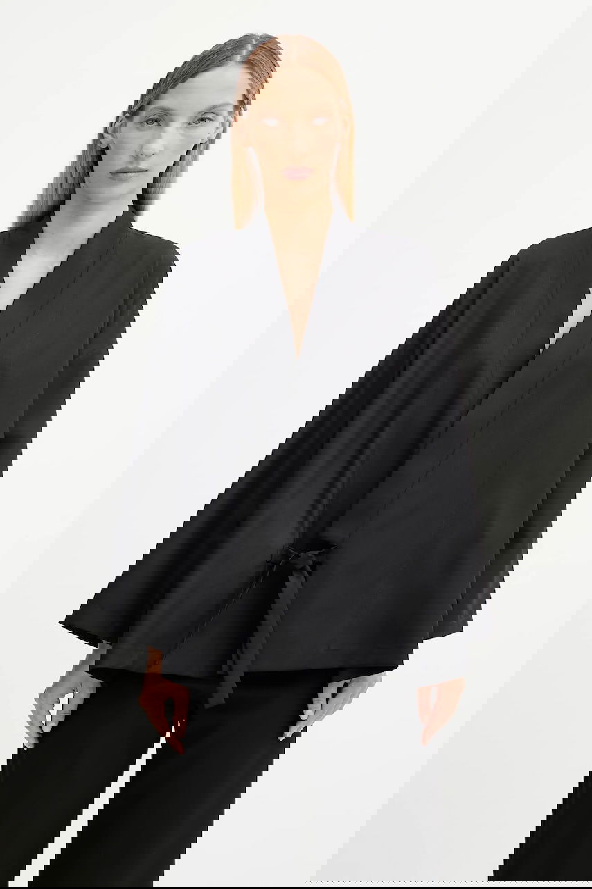 Яке KENZO Kenzo Kimono Wrap Jacket Черно | FF62VE2749RA, 0