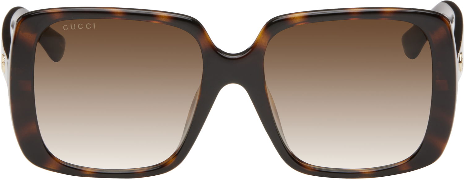 Слънчеви очила Gucci Square Sunglasses Кафяво | GG0632SA-002, 0