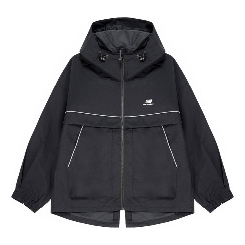 Ветровка New Balance Lifestyle Hooded Jacket Черно | 5AC39312-BK