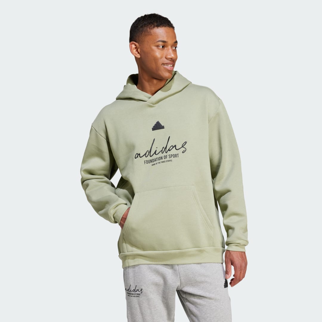 Суитчър adidas Performance Fleece Hoodie Зелено | IW3532, 0