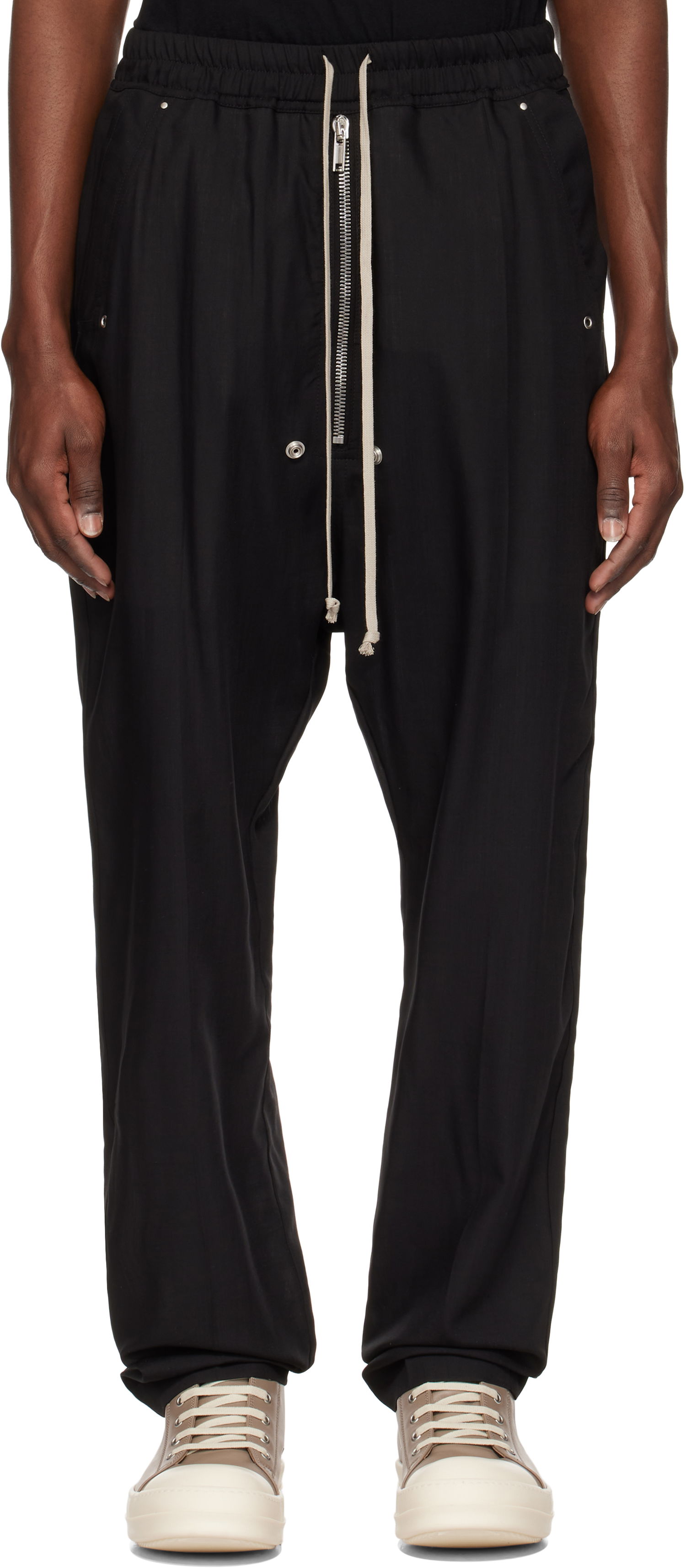 Спортни панталони Rick Owens Rick Owens Hollywood Bela Trousers Черно | RU01E5361 WG, 0