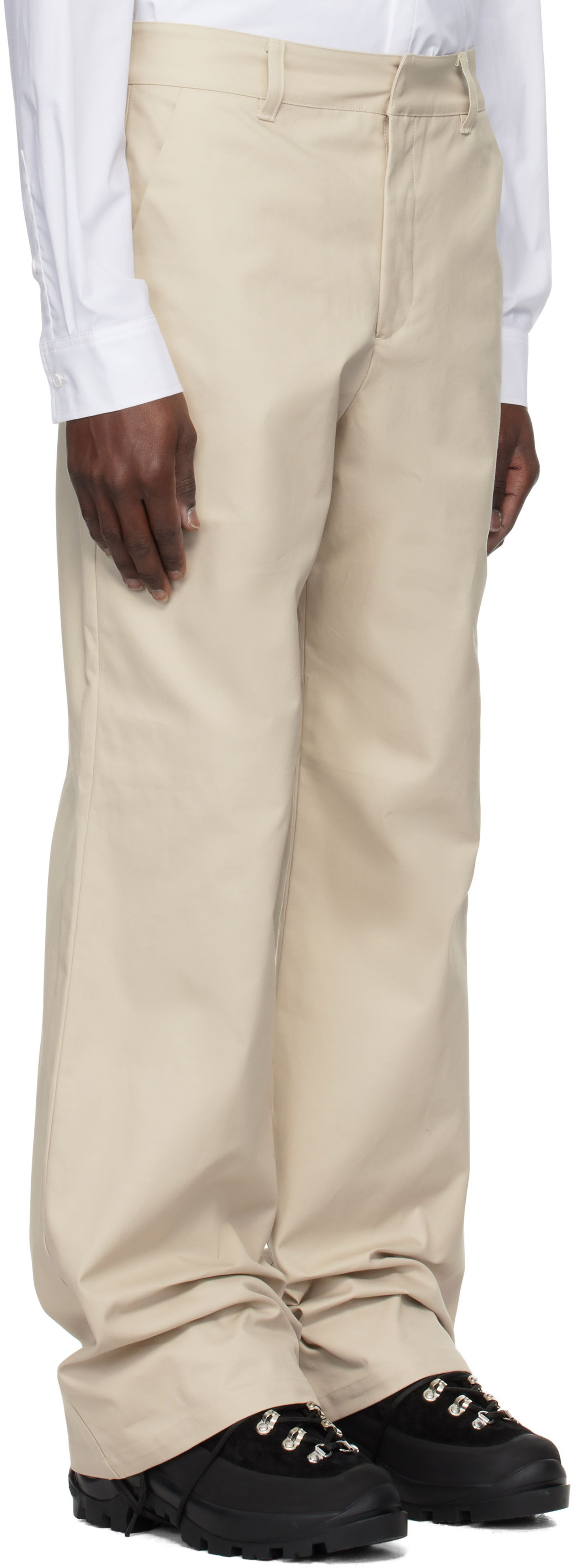 Панталони HELIOT EMIL Heliot Emil Igneous Wide-Leg Trousers Бежово | PRESS25_M_10_185_ST18, 1