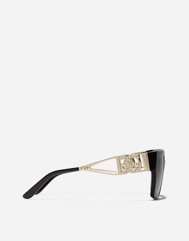 Слънчеви очила Dolce & Gabbana Diva Square Sunglasses Черно | VG4446VP5879V000, 2