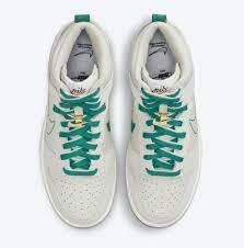 Кецове и обувки Nike Dunk High SE "First Use Pack - Green Noise" GS Сиво | DD0733-001, 3