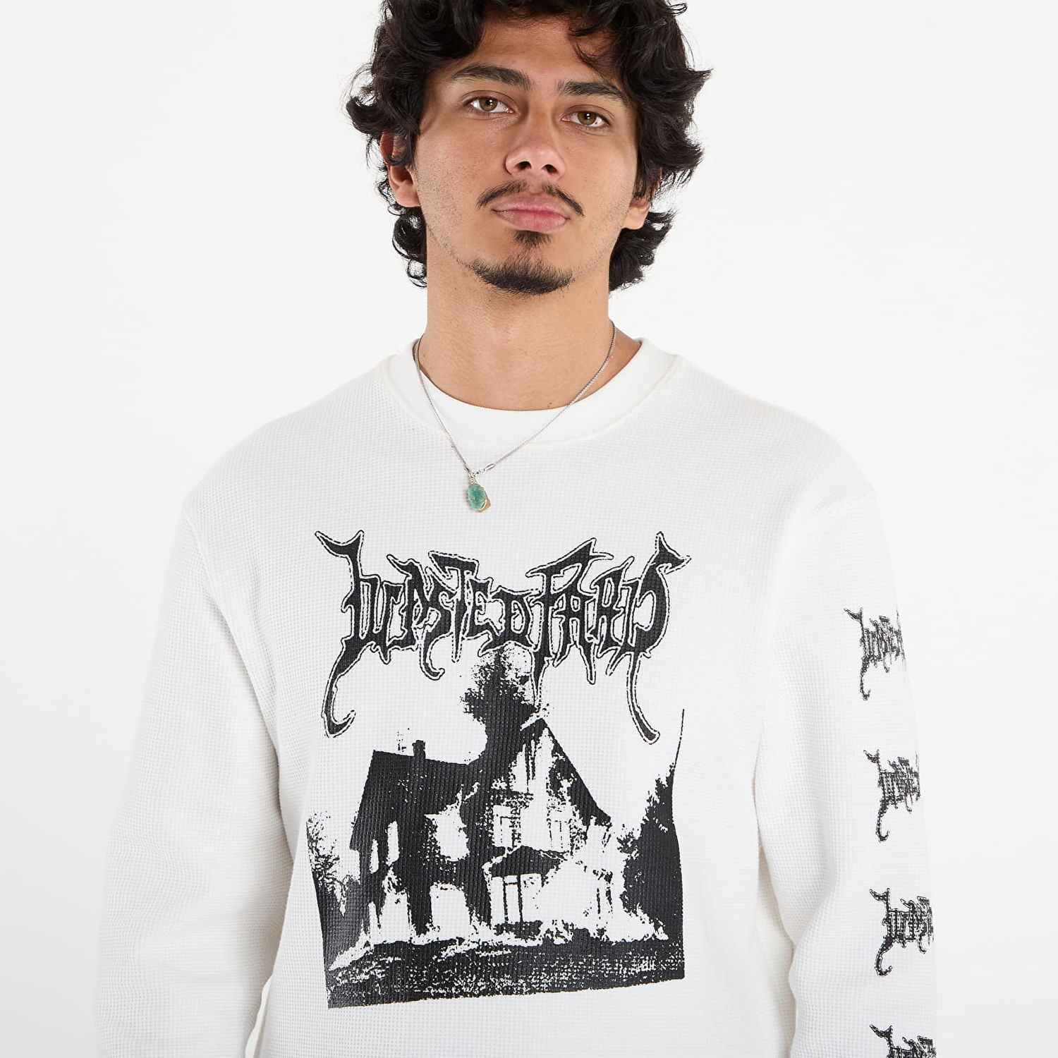 Тениска Wasted Paris Wasted Paris Ignited Thermal Long Sleeve T-Shirt Бяло | WP_000296, 1
