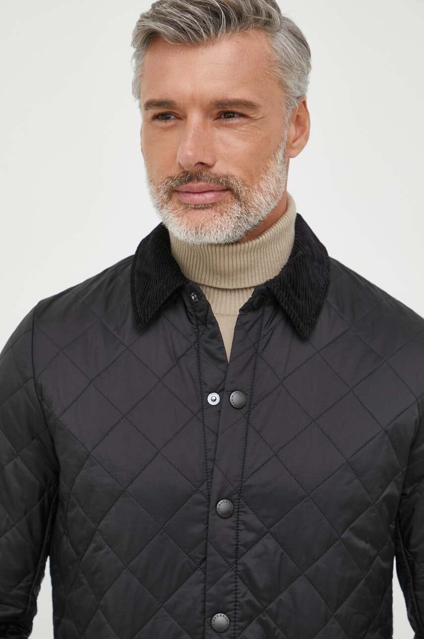 Transitional Quilted Jacket with Corduroy Collar, 3