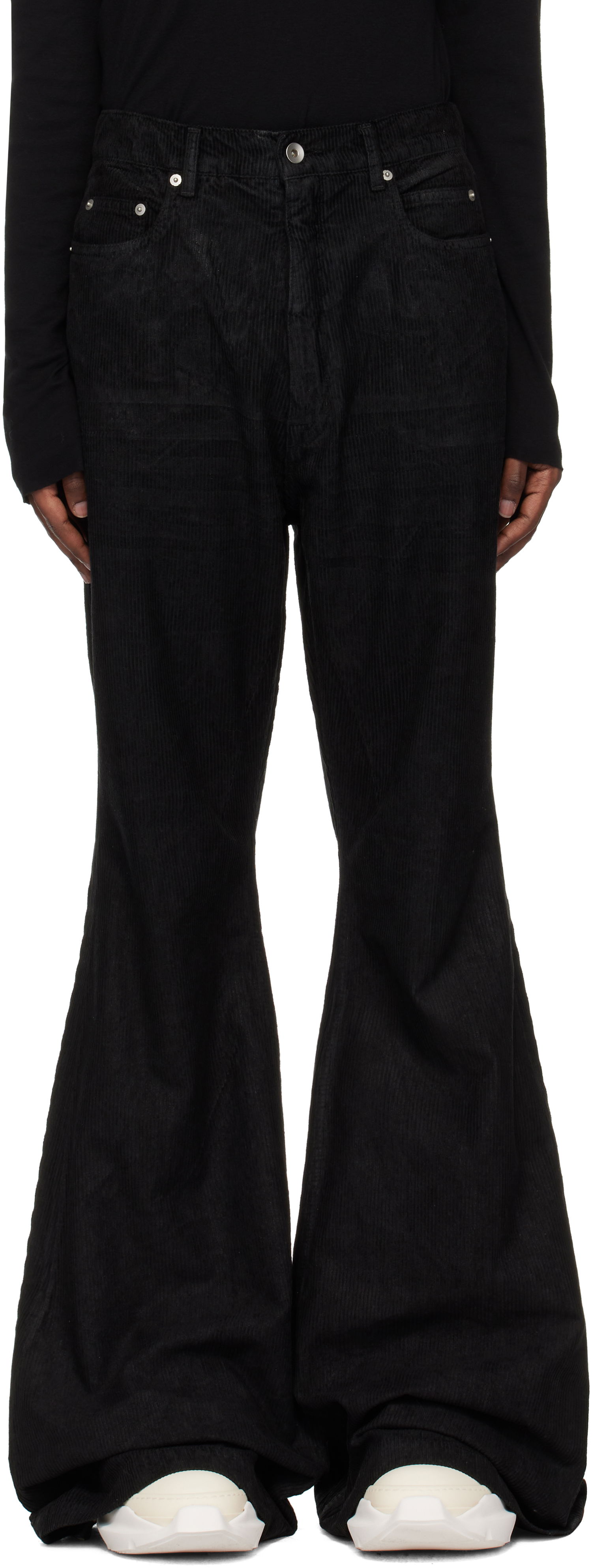 Панталони Rick Owens Bootcut Trousers Черно | DU02D2365 MCF, 0