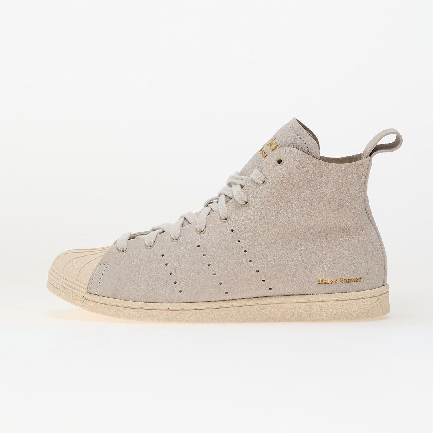 Кецове и обувки adidas Originals Wales Bonner Superstar Hi Бежово | JQ7633, 0