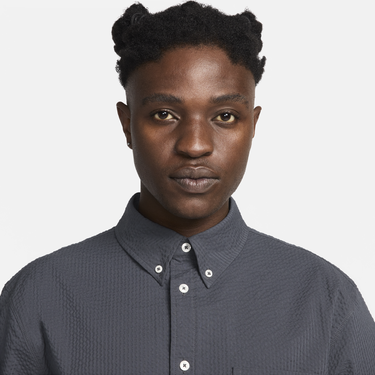 Риза Nike Seersucker Short Sleeve Button-Up Shirt Синьо | FN3222-060, 2