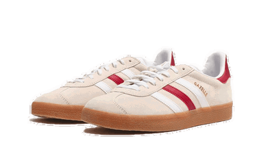 Кецове и обувки adidas Originals Gazelle Aluminum Collegiate Burgundy Бежово | IG0672, 2
