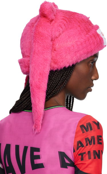 Шапка Charles Jeffrey Loverboy Charles Jeffrey LOVERBOY Fluffy Chunky Rabbit Beanie Розово | 052130127, 2