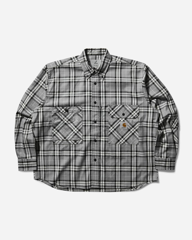Black and White Checkered Work Shirt