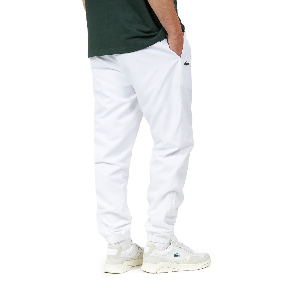Панталони Lacoste Diamond Weave Taffeta Track Pants Бяло | XH124T-00-001, 0