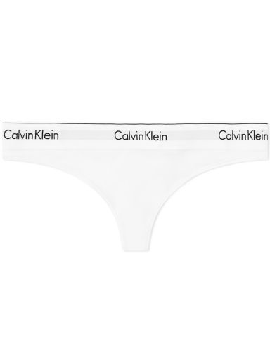 гащички CALVIN KLEIN Thong Бяло | 0000F3786E100