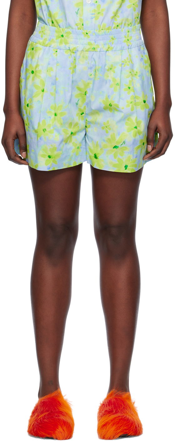 Къси панталони Marni Parade Shorts Зелено | PAMA0387S0 UTC330, 0