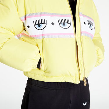 Пухо яке Chiara Ferragni Logo Print Puffer Jacket Жълто | 73CBUD03CQS17604, 3