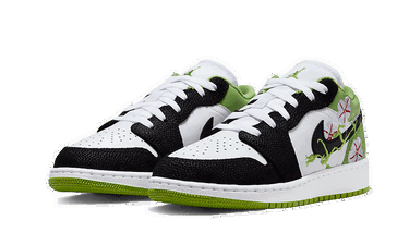 Кецове и обувки Jordan Air 1 Low "Floral Vines" GS Зелено | DQ8389-100, 3