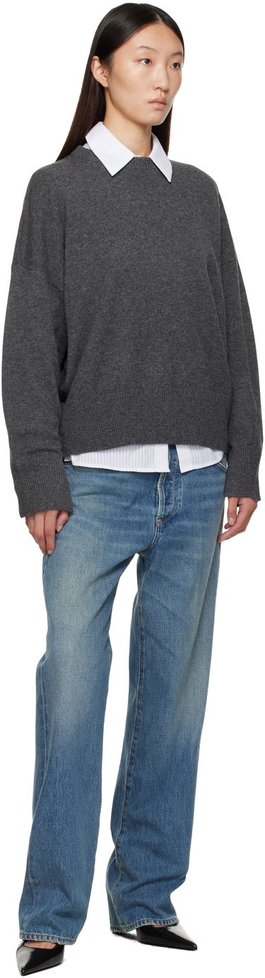 Пуловер Loulou de Saison Loulou de Saison Anaa Knit Sweater Сиво | ANAA LDS, 3