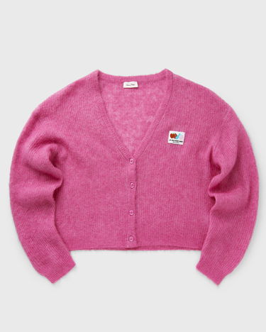 Пуловер American Vintage Nenybay Knitted Cropped Cardigan Розово | NEN19AE25-HIBISCUS, 0