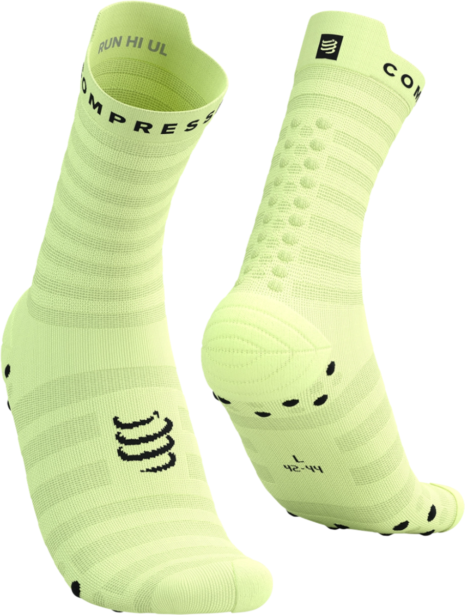 Чорапи Compressport Compressport Pro Racing Socks v4.0 Ultralight Run High Зелено | xu00050b6043, 0