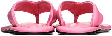Кецове и обувки BY FAR BY FAR Dasha Leather Thong Sandals Розово | 23SSDASLPPNAP, 1