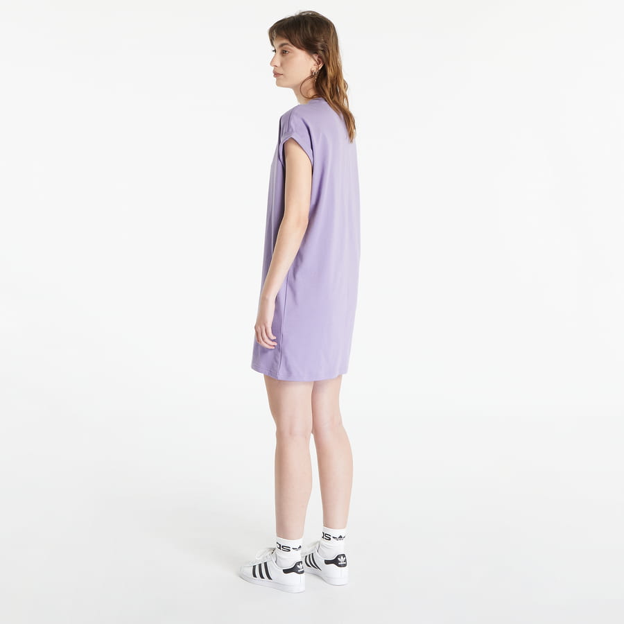 Pокля adidas Originals New Short Sleeve Dress Лилаво | IC5482, 1